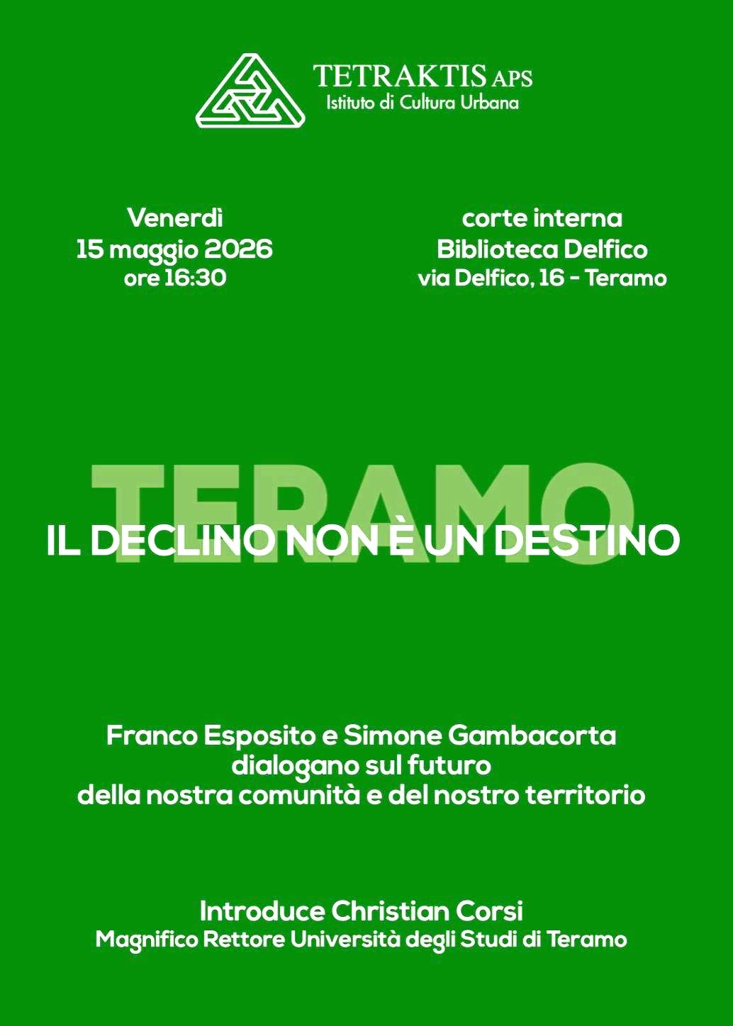 Locandina evento Teramo