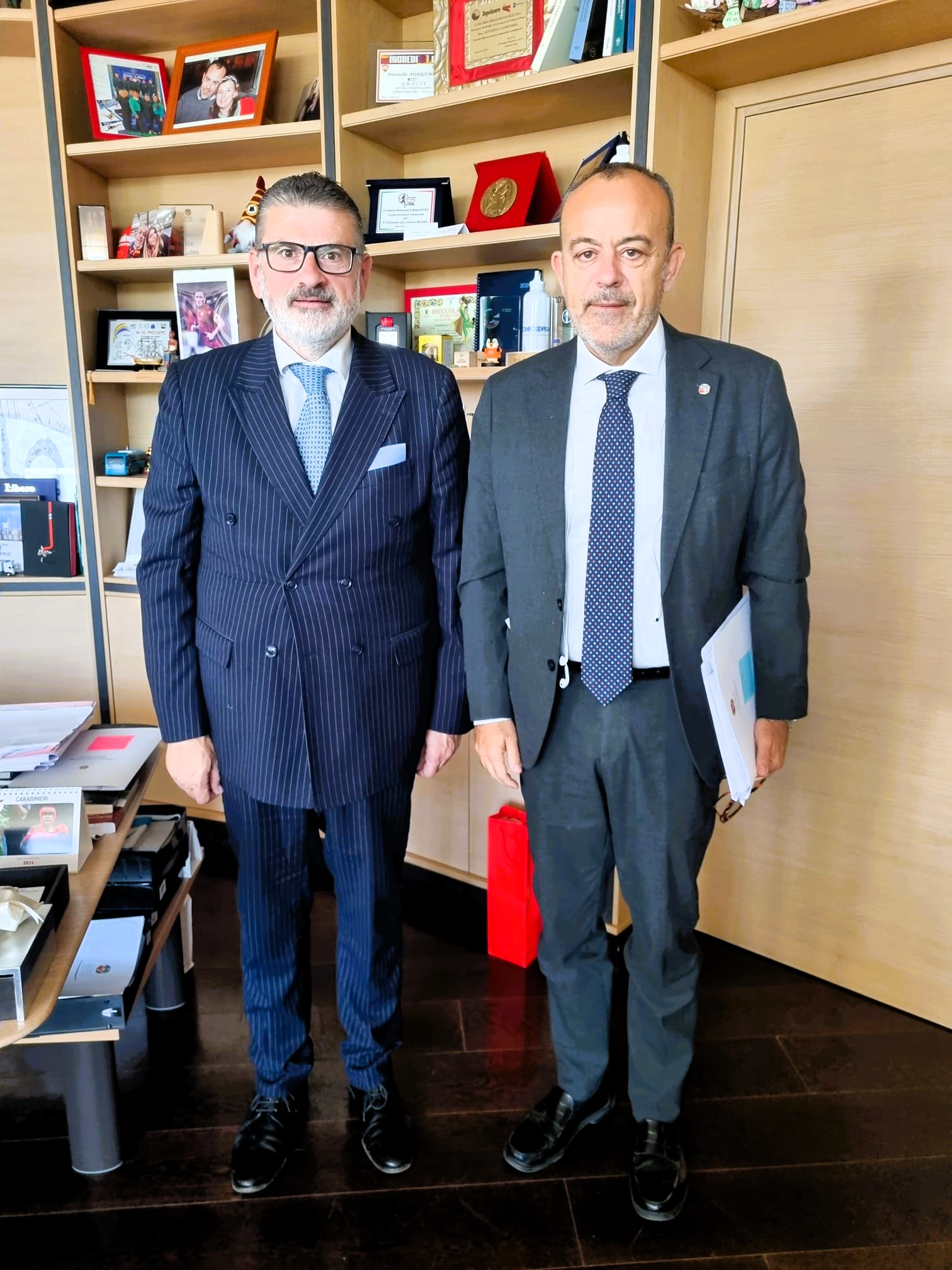 REGIONE LAZIO, ASSE STRATEGICO TRA AURIGEMMA E QUADRINI: VERSO UN NUOVO MODELLO DI COLLABORAZIONE TERRITORIALE