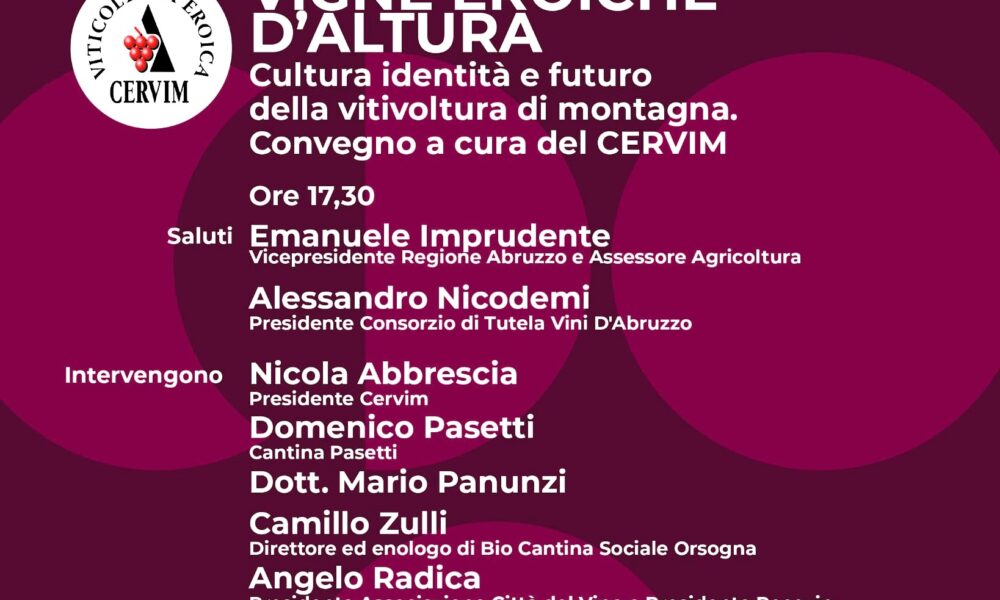 convegno cervim bio cantina sociale orsogna