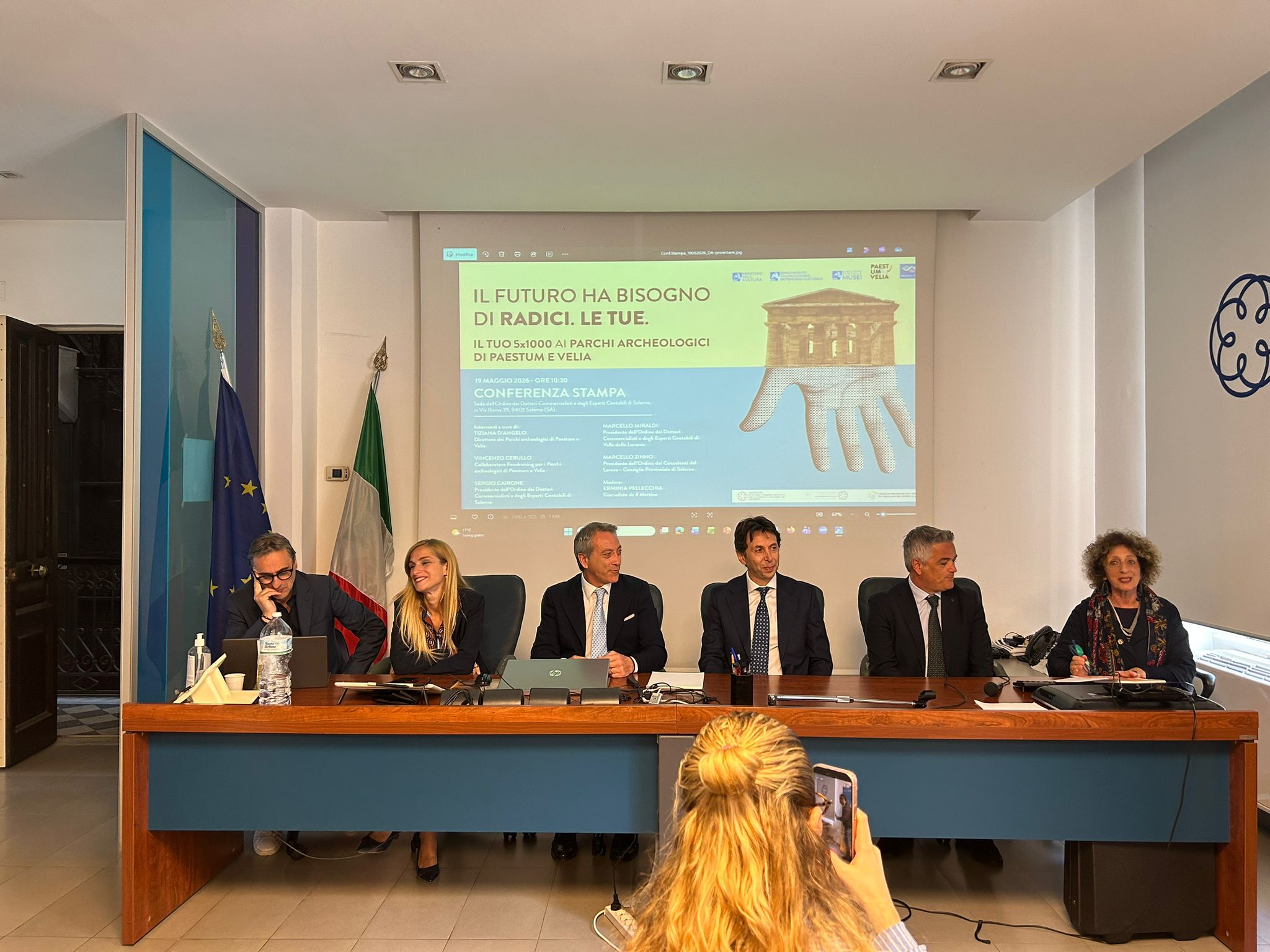foto conferenza stampa ODCEC Salerno conferenza Parco Paestum
