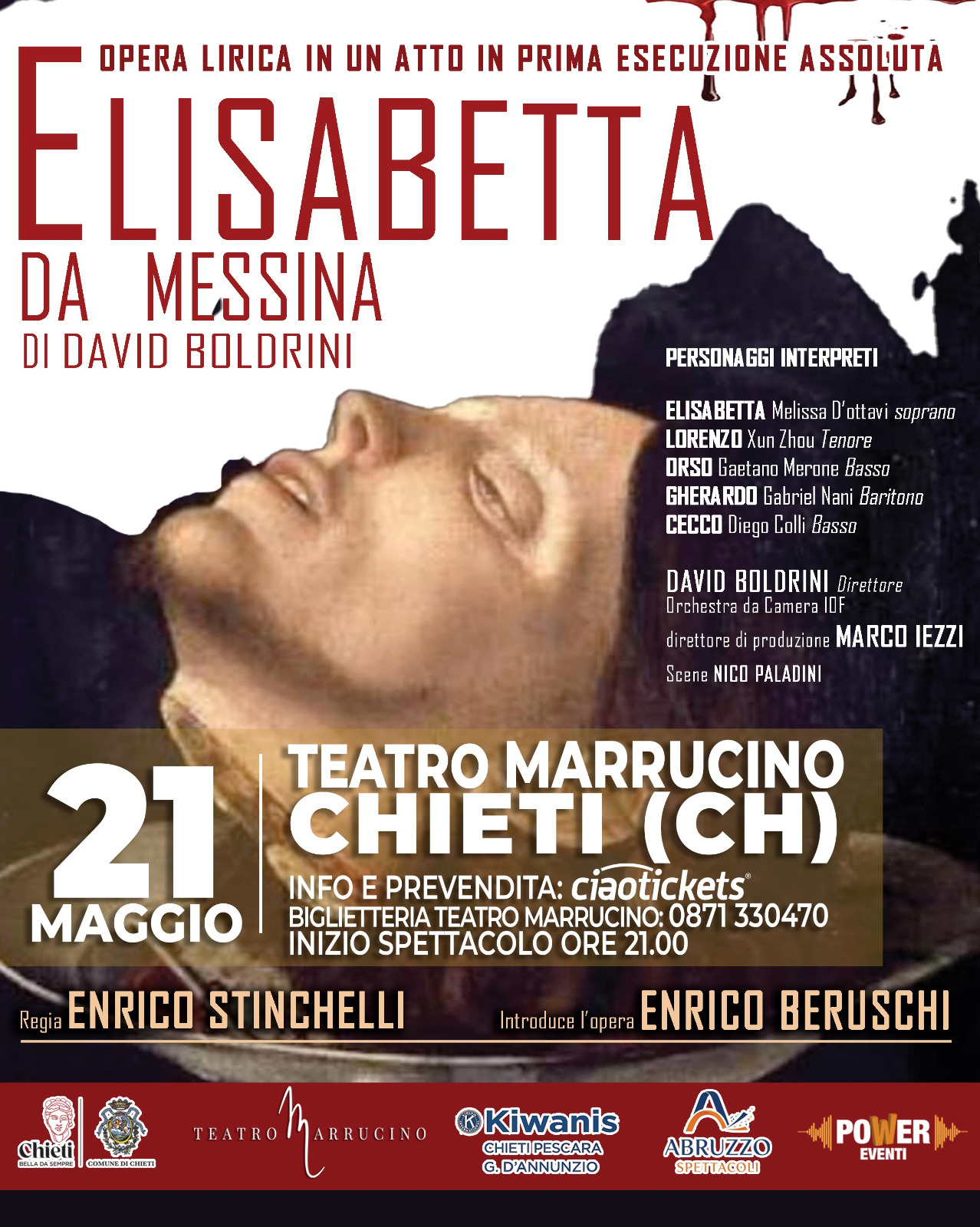 ELISABETTA DA MESSINA: A CHIETI IL DEBUTTO LIRICO CHE RIPORTA BOCCACCIO ALLA CRUDA ATTUALITÀ CON STINCHELLI 46 ELISABETTA DA MESSINA: A CHIETI IL DEBUTTO LIRICO CHE RIPORTA BOCCACCIO ALLA CRUDA ATTUALITÀ CON STINCHELLI