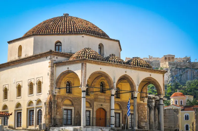 moschea di tzistarakis atene grecia 98189854