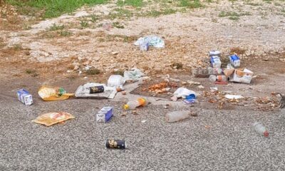 Rifiuti in località Golfarolo Carsoli