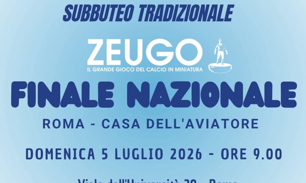 Il subbuteo tradizionale torna protagonista nella capitale con il campionato nazionale monomarca Zeugo