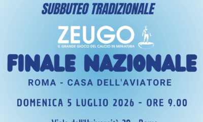 Il subbuteo tradizionale torna protagonista nella capitale con il campionato nazionale monomarca Zeugo