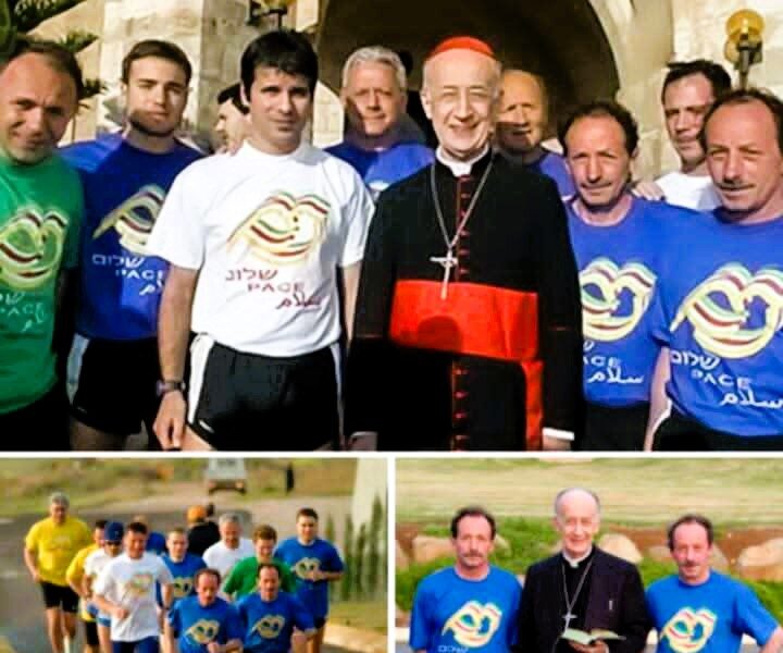 2004. Maratona della pace Gerusalemme Betlemme Elvino Gennari 2