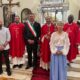 Il Vescovo Massaro con il sindaco Marzolini