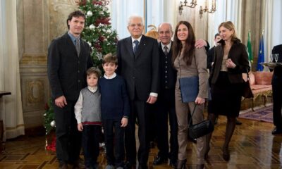 José Maria Sciutto con sua figlia Virginia e famiglia ricevuti dal Presidente della Repubblica