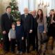 José Maria Sciutto con sua figlia Virginia e famiglia ricevuti dal Presidente della Repubblica