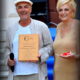 Beniamino Cardines e Andreina Moretti