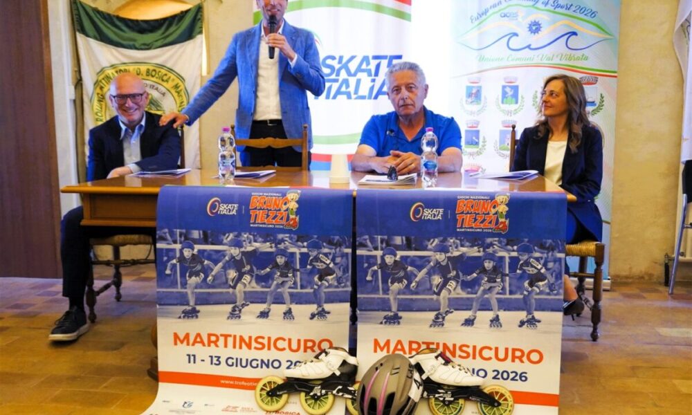 Martinsicuro ospita i Giochi nazionali Bruno Tiezzi 2026, oltre 640 giovani atleti per tre giorni di pattinaggio corsa