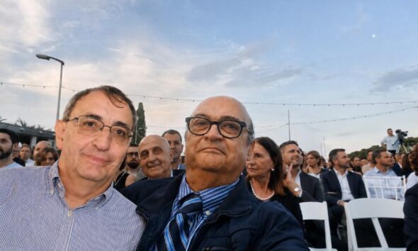 Da SX Luigi LE PERA e Pino GIORDANO + UGL TELECOMUNICAZIONI