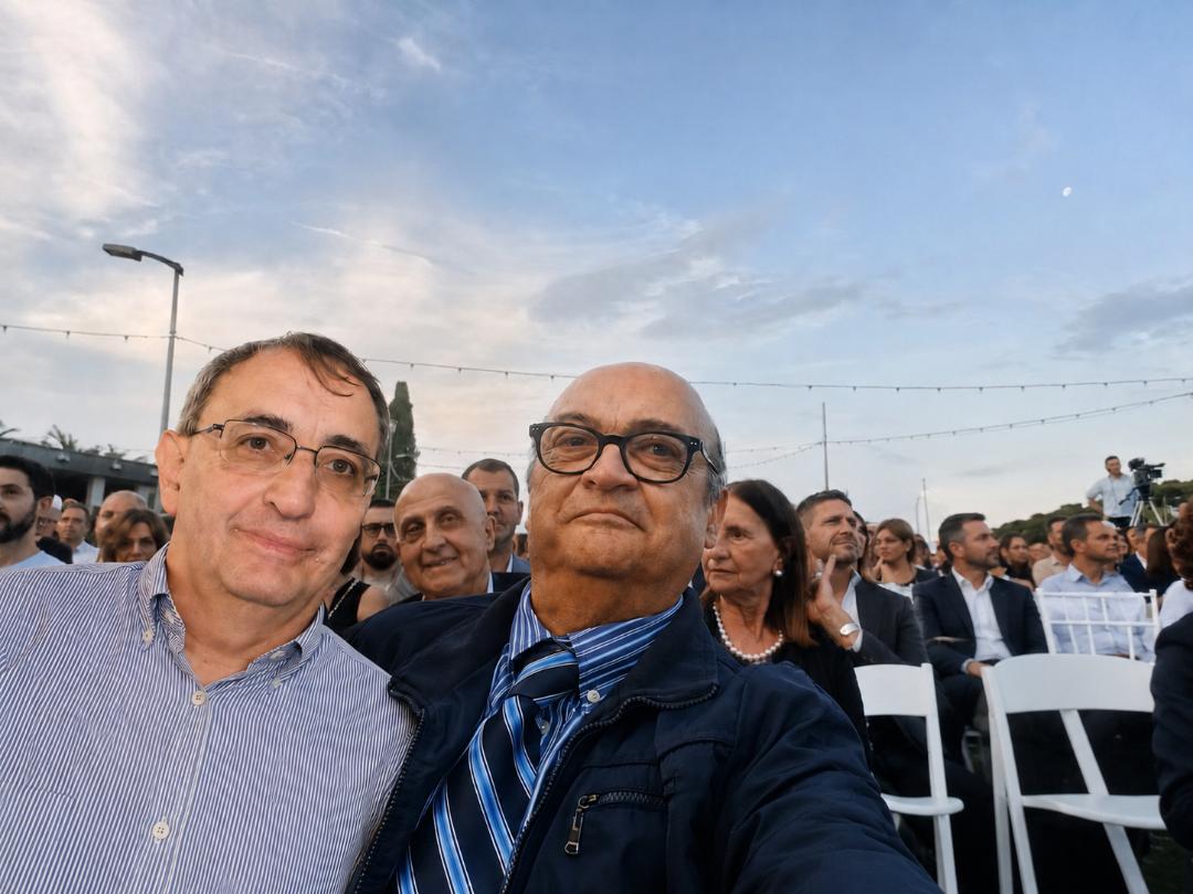 Da SX Luigi LE PERA e Pino GIORDANO + UGL TELECOMUNICAZIONI