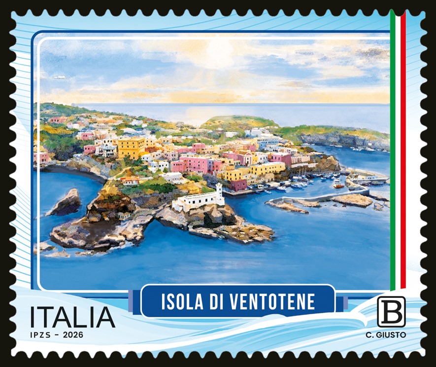 Francobollo Isola di Ventotene 885 x 744