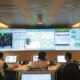 La Security Room di Poste Italiane a Roma, che controlla anche le sedi abruzzesi