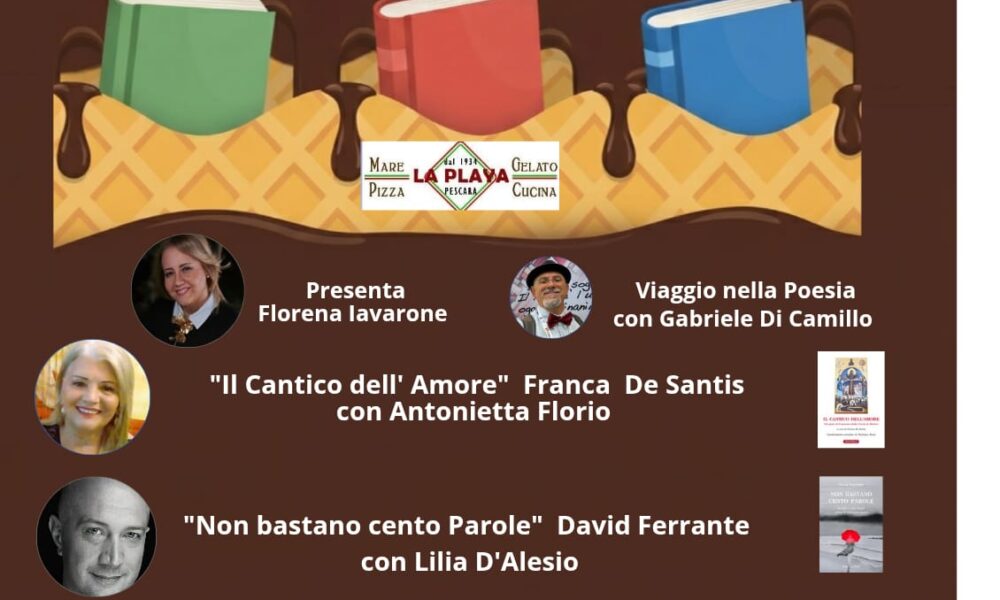 Gelati letterari 2026 a Pescara: il programma completo della rassegna al lido la playa