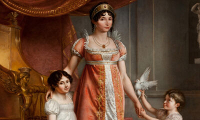 Ritratto di Giulia Clary con le figlie Jean Baptiste Wicar Reggia di Caserta 1050
