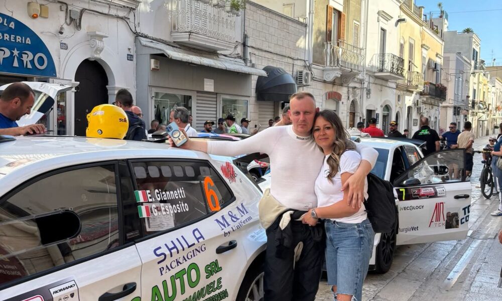 FONTANA LIRI, EMANUELE GIANNETTI CONQUISTA IL PODIO AL RALLY COSTA DEL GARGANO: FROSINONE CELEBRA L'AMMINISTRATORE-PILOTA