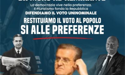 Legge elettorale, le ragioni dei Cristiano Riformisti per la reintroduzione del voto di preferenza