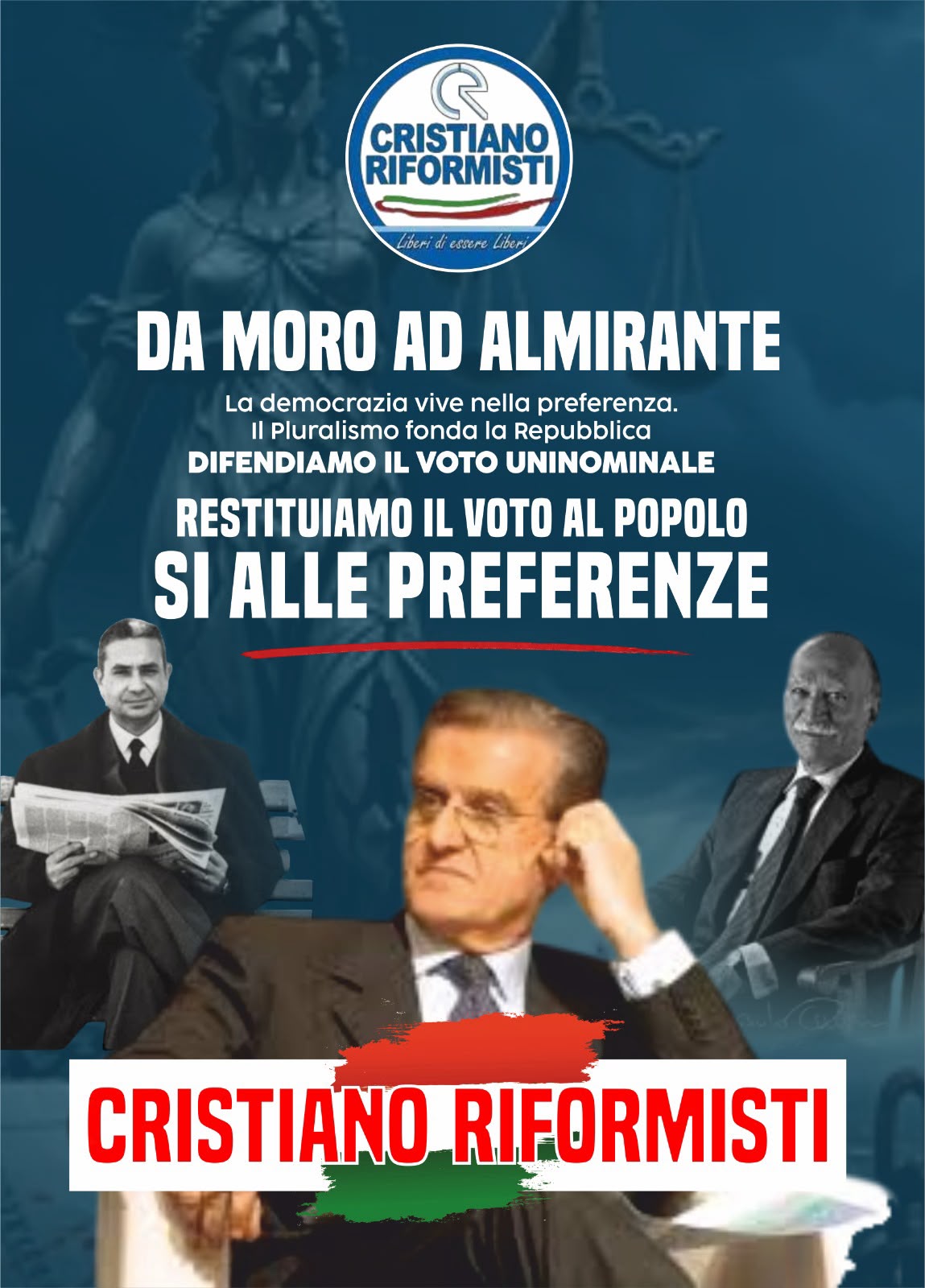 Legge elettorale, le ragioni dei Cristiano Riformisti per la reintroduzione del voto di preferenza