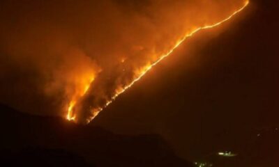 Incendio montagna