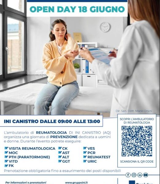 ini canistro open day patologie reumatiche osteoporosi