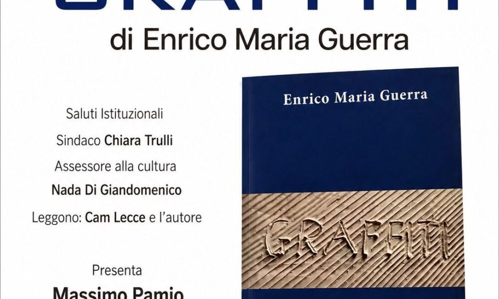 Il poeta Enrico Maria Guerra presenta la sua ultima opera letteraria a Spoltore