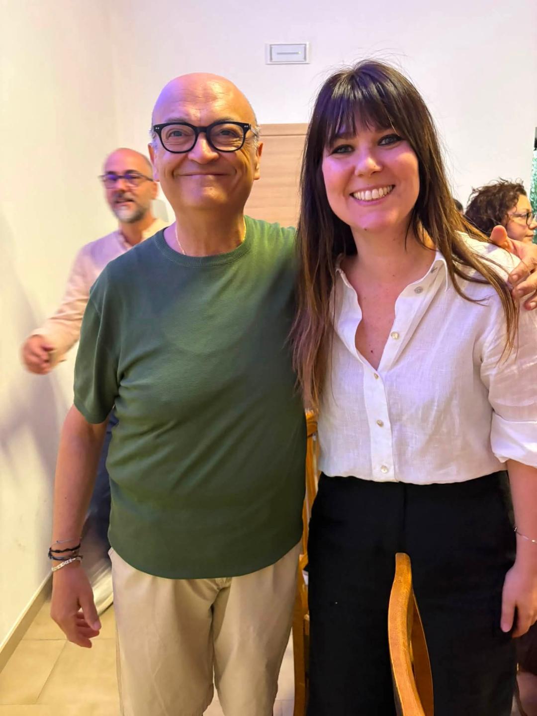 Da SX, Pino GIORDANO UGL MATERA e Silvia TRUPO scrittrice e giornalista