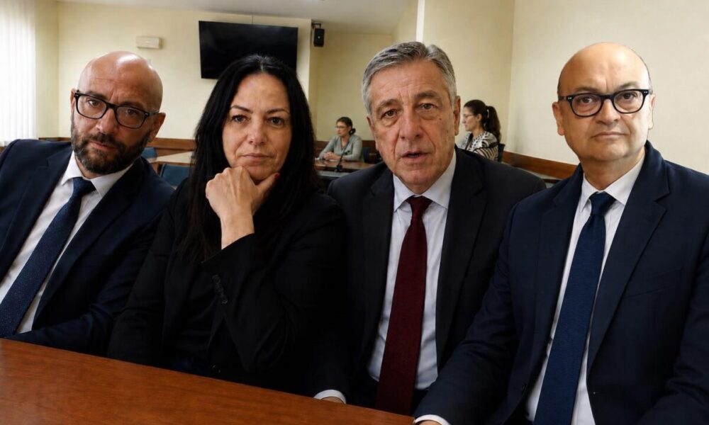 Da SX, Vincenzo PICCINNI, Anna RUSSELLI, Giovanni LETTERELLI, Pino GIORDANO