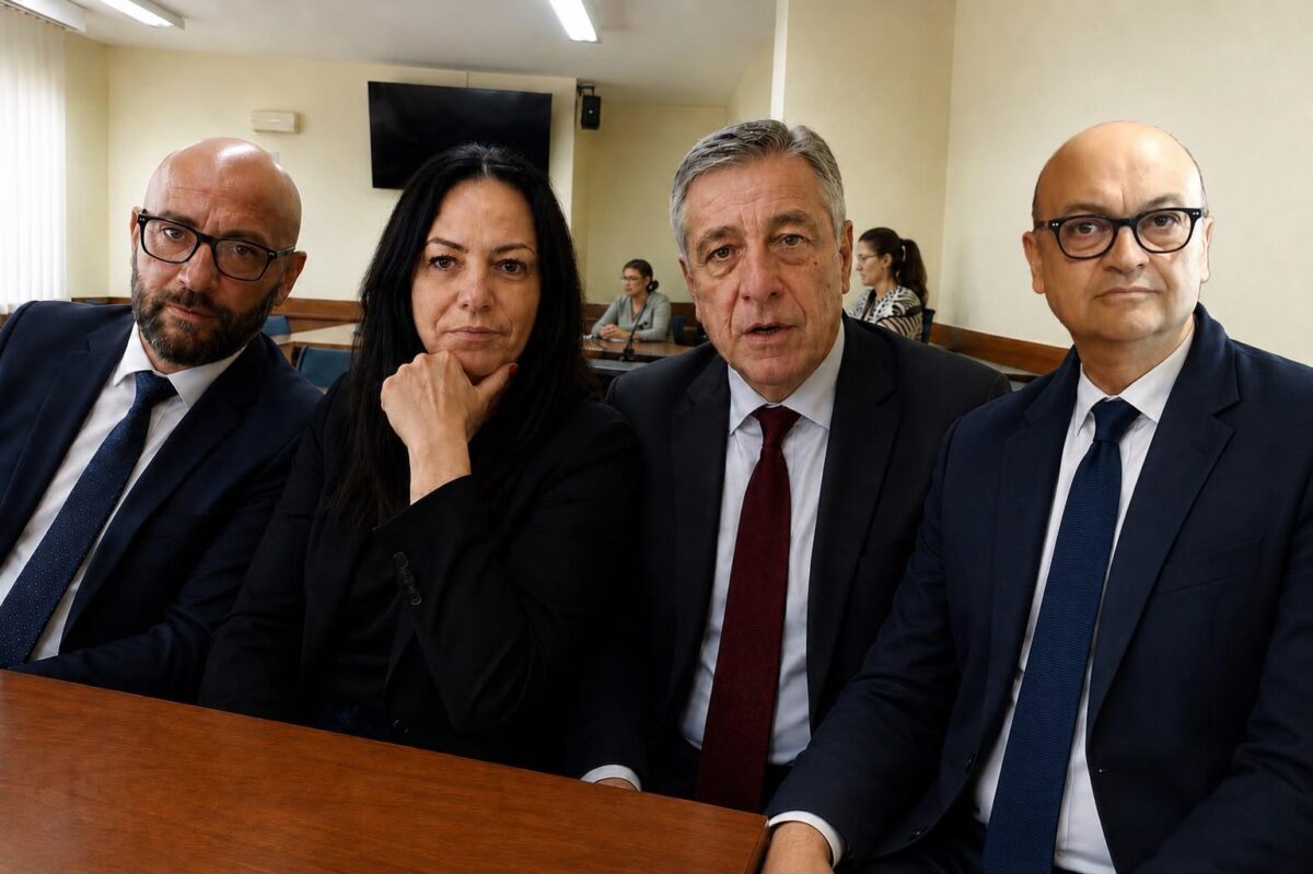 Da SX, Vincenzo PICCINNI, Anna RUSSELLI, Giovanni LETTERELLI, Pino GIORDANO