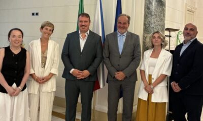 L'AMMINISTRAZIONE DI ROCCA DI BOTTE RICEVUTA ALL'AMBASCIATA DELLA REPUBBLICA CECA