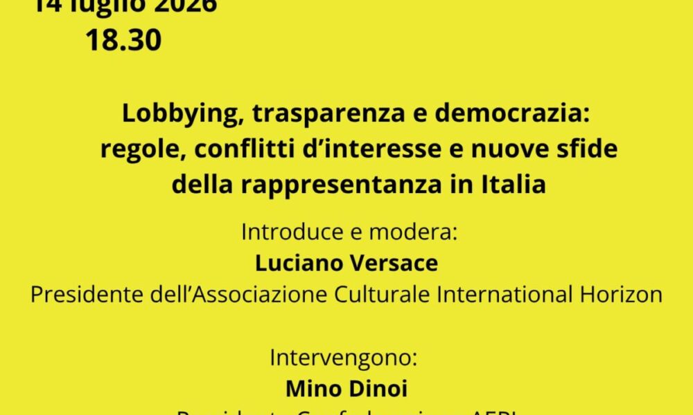 Locandina evento 14 luglio 2026