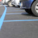 Strisce blu