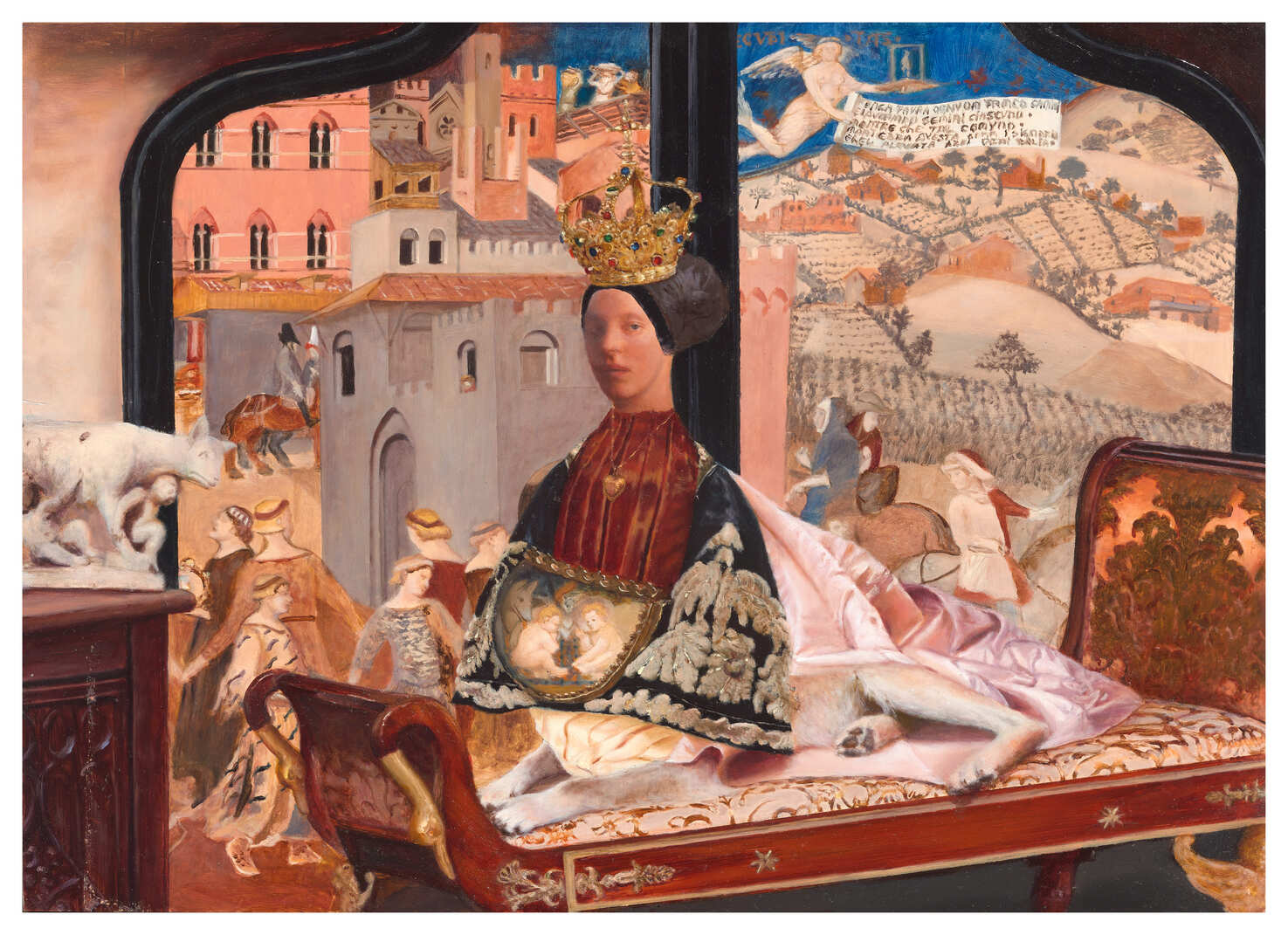 Teodora Axente_Allegoria Dedica ad Ambrogio Lorenzetti_Siena_Foto via Galleria Rosenfeld_1