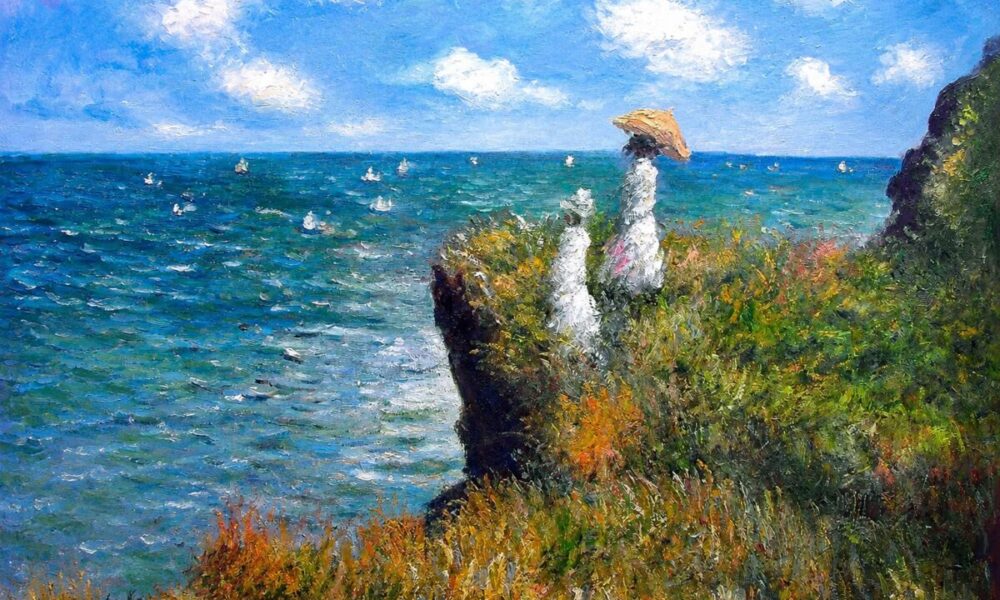 La passeggiata sulla scogliera a Pourville