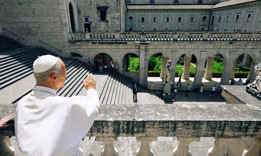 Papa Leone XIV in visita a Cassino