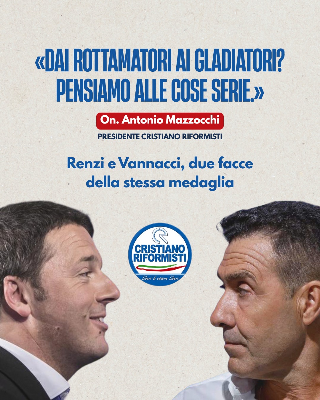 Renzi, Vannacci