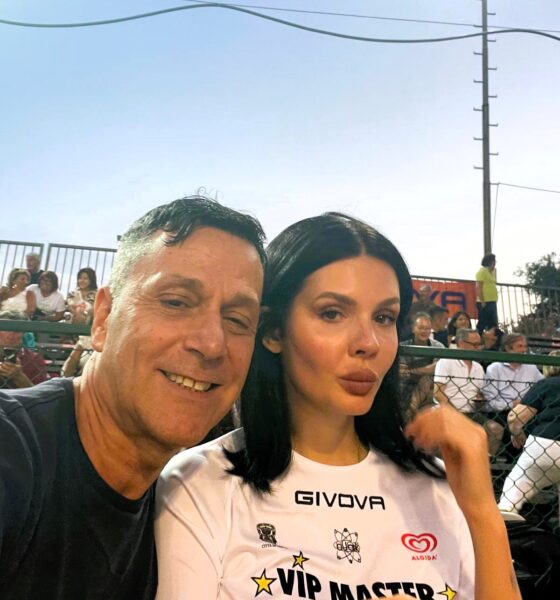 Evelina Sgarbi con Sauro Moretti