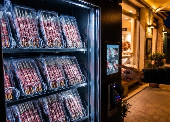 In Abruzzo il primo distributore 24 ore su 24 di Arrosticini di Pecora