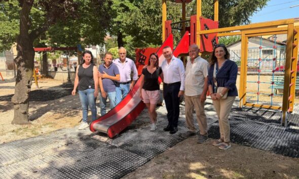 Villa San Sebastiano, inaugurato il nuovo parco giochi