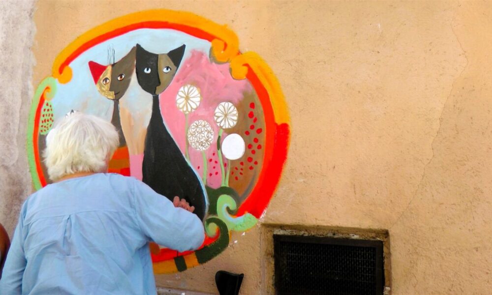 Murales a Tufo di Carsoli per il decennale di Intonaci
