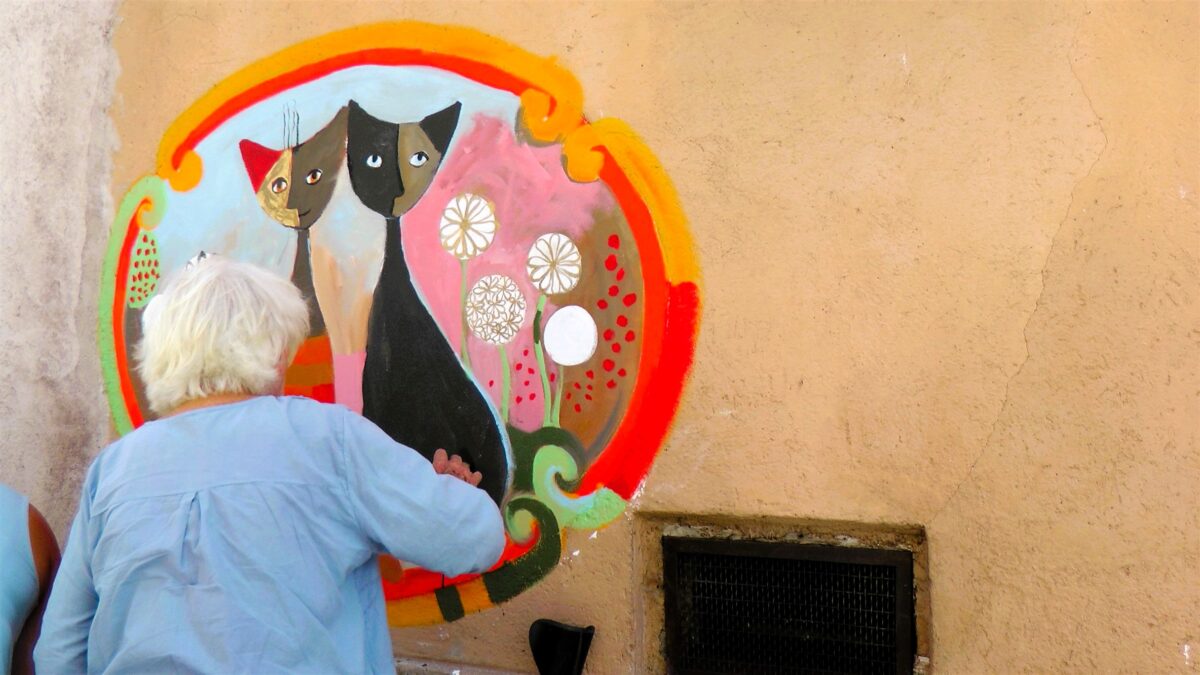 Murales a Tufo di Carsoli per il decennale di Intonaci