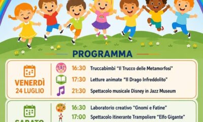 Tagliacozzo, al via “Bimbi in Festa”: il centro si riempie di colori, giochi e sorrisi.