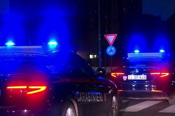 Carabinieri in inseguimento notturno