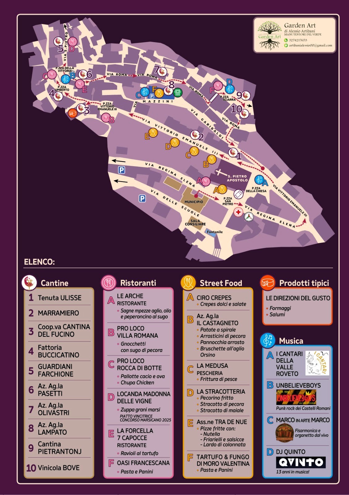 Locandina Evento a Rocca di Botte