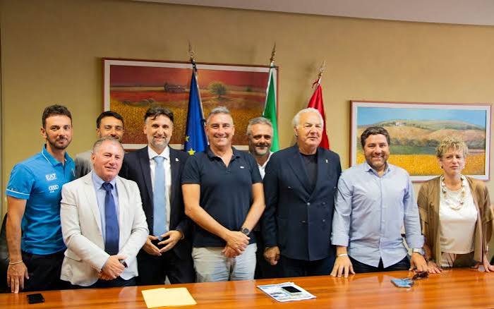 Conferenza tenutasi ieri a Palazzo Silone all'Aquila per la presentazione del Campionato Italiano di Skiroll e Coppa Italia Nextpo