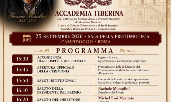 Premio Romano Mussolini 2026, Roma