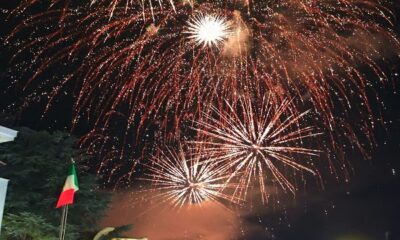 Carsoli - grande encomio al comitato festeggiamenti, che conclude le feste con uno spettacolo pirotecnico Aureo