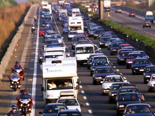 Traffico intenso in autostrada