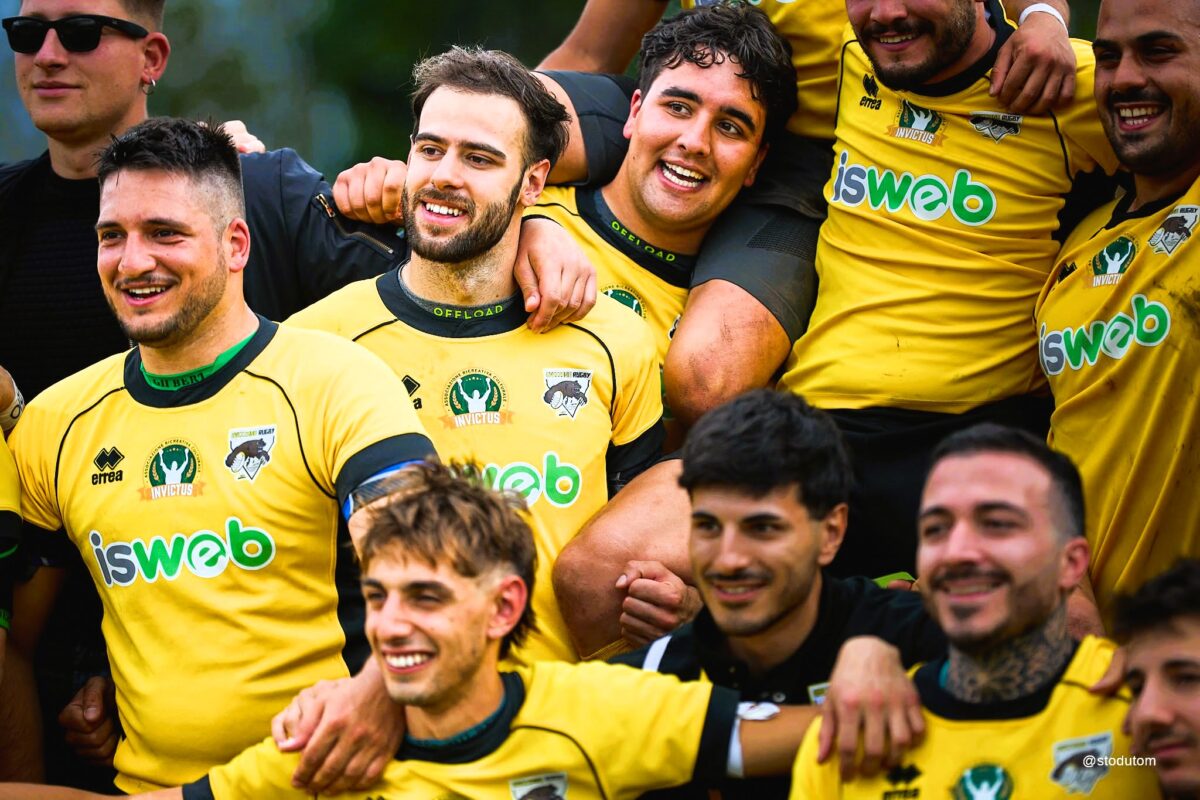 giocatori di rugby dell'Isweb Avezzano